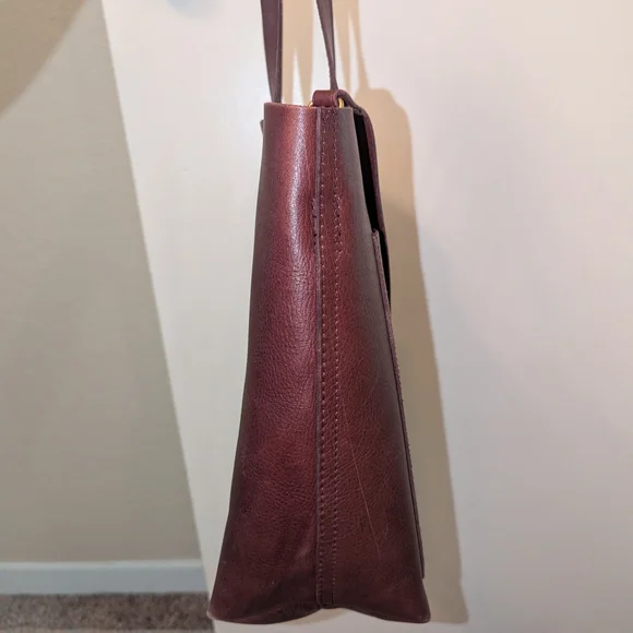 Madewell Medium Leather Transport Tote - Picture 6 of 13